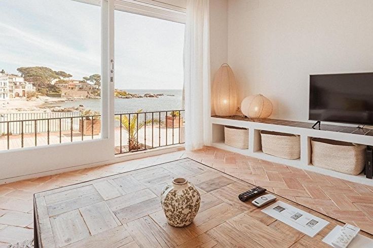 Wohnung 2 Schlafzimmer mit Meerblick auf Calella de Palafrugell - Vermietung Jahreszeit