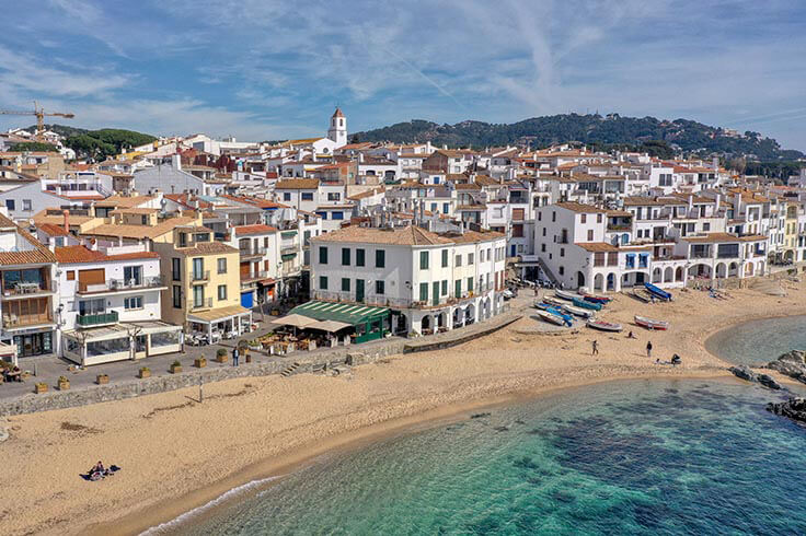 Penthouse 2 Schlafzimmer mit Meerblick auf Calella de Palafrugell - Vermietung Urlaub - Tourist
