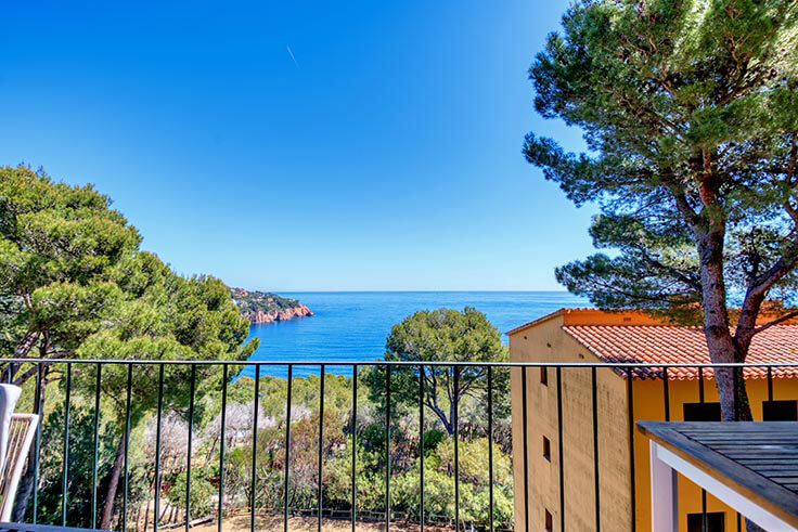 Wohnung 1 Schlafzimmer mit Meerblick, Wifi, Parken und Garten auf Tamariu - Vermietung Urlaub - Tourist