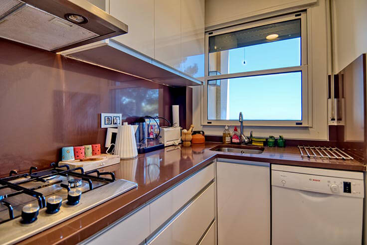 Wohnung 1 Schlafzimmer mit Meerblick, Wifi, Parken und Garten auf Tamariu - Vermietung Urlaub - Tourist