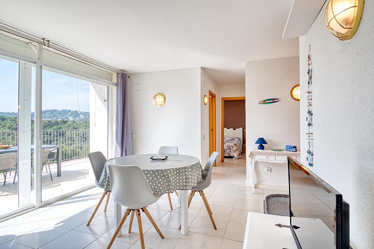 Wohnung 1 Schlafzimmer mit Schwimmbad, Meerblick, Parken und Garten auf Tamariu - Vermietung Urlaub - Tourist