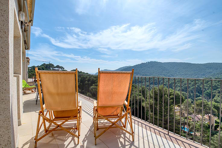 Wohnung 1 Schlafzimmer mit Schwimmbad, Meerblick, Parken und Garten auf Tamariu - Vermietung Urlaub - Tourist