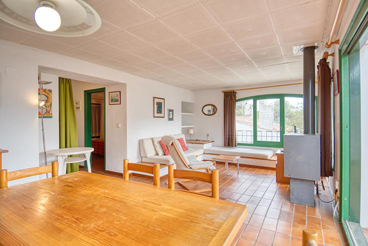 Wohnung 2 Schlafzimmer mit Meerblick auf Tamariu - Vermietung Jahreszeit