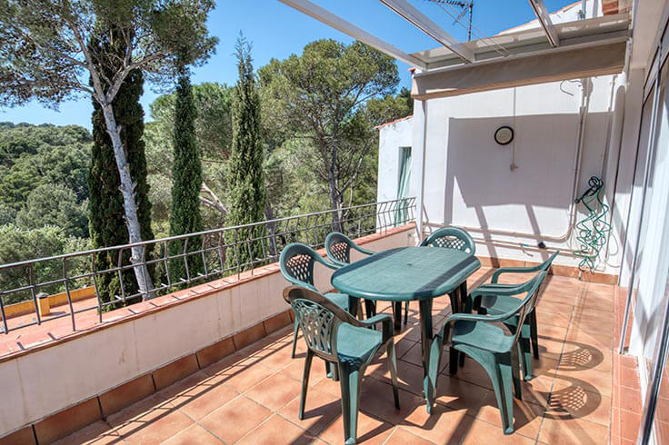 Penthouse 2 Schlafzimmer mit Meerblick, Wifi und Parken auf Tamariu - Vermietung Jahreszeit