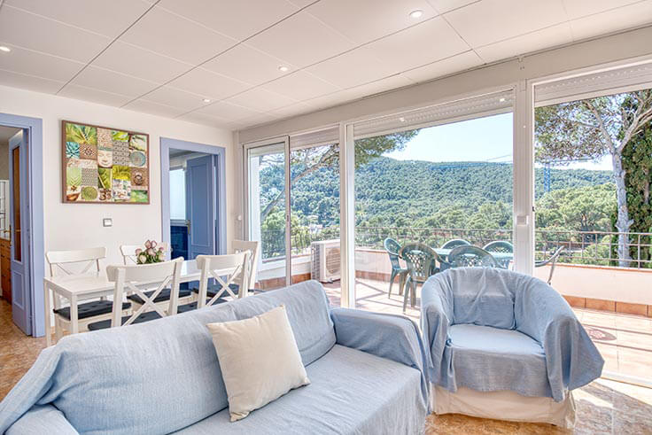 Penthouse 2 Schlafzimmer mit Meerblick, Wifi und Parken auf Tamariu - Vermietung Jahreszeit