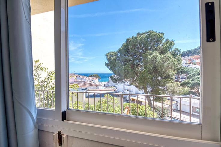 Wohnung 1 Schlafzimmer mit Meerblick auf Tamariu - Vermietung Jahreszeit