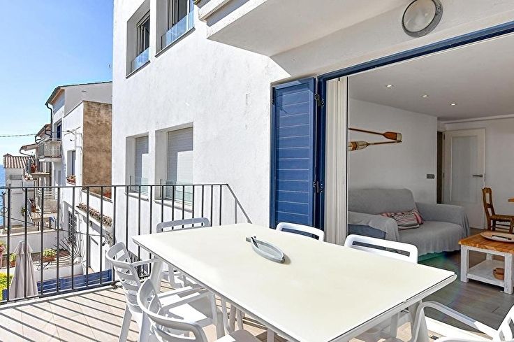 Wohnung 2 Schlafzimmer mit Meerblick, Klimaanlage und Wifi auf Calella de Palafrugell - Vermietung Urlaub - Tourist
