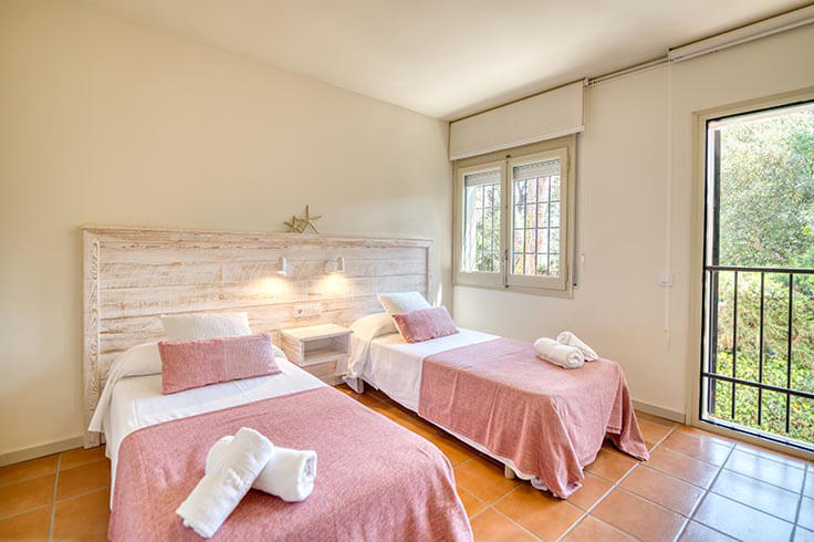 Chalet 4 Schlafzimmer mit Schwimmbad, Wifi, Parken und Garten auf Calella de Palafrugell - Vermietung Urlaub - Tourist