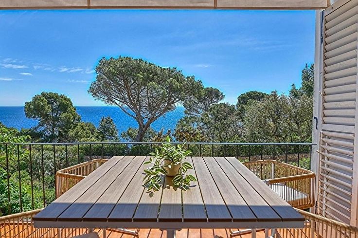 Wohnung 2 Schlafzimmer mit Meerblick, Wifi und Garten auf Calella de Palafrugell - Vermietung Urlaub - Tourist