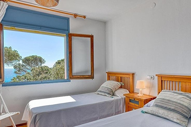 Wohnung 2 Schlafzimmer mit Meerblick, Wifi und Garten auf Calella de Palafrugell - Vermietung Urlaub - Tourist