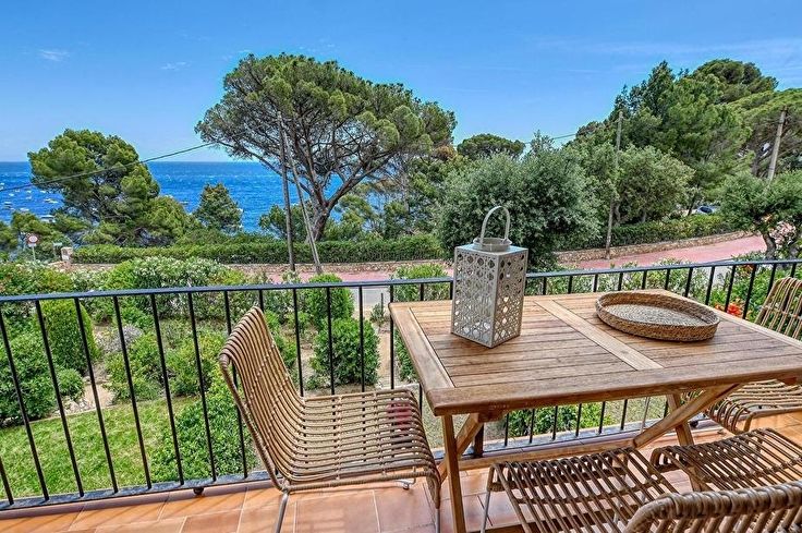 Wohnung 1 Schlafzimmer mit Meerblick, Wifi und Garten auf Calella de Palafrugell - Vermietung Urlaub - Tourist