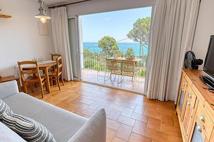 Wohnung 1 Schlafzimmer mit Meerblick, Wifi und Garten auf Calella de Palafrugell - Vermietung Urlaub - Tourist