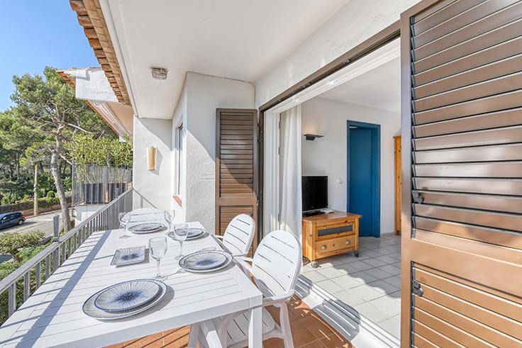 Wohnung 2 Schlafzimmer mit Meerblick, Wifi und Parken auf Calella de Palafrugell - Vermietung Urlaub - Tourist