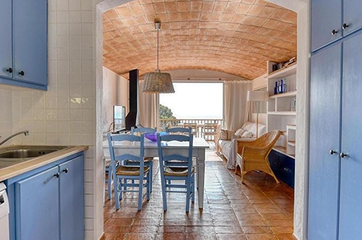 Wohnung 2 Schlafzimmer mit Schwimmbad, Meerblick, Wifi, Parken und Garten auf Calella de Palafrugell - Vermietung Urlaub - Tourist