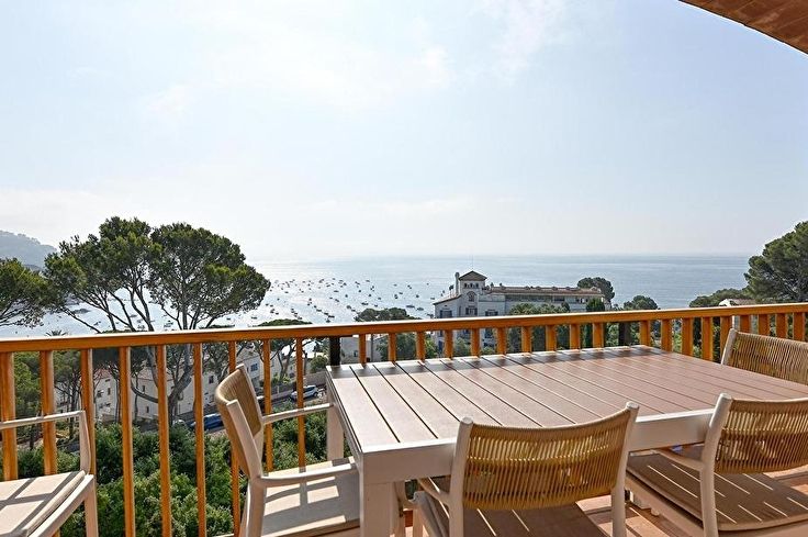 Wohnung 2 Schlafzimmer mit Schwimmbad, Meerblick, Wifi, Parken und Garten auf Calella de Palafrugell - Vermietung Urlaub - Tourist