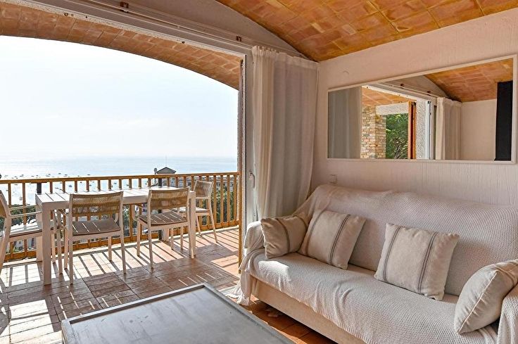 Wohnung 2 Schlafzimmer mit Schwimmbad, Meerblick, Wifi, Parken und Garten auf Calella de Palafrugell - Vermietung Urlaub - Tourist