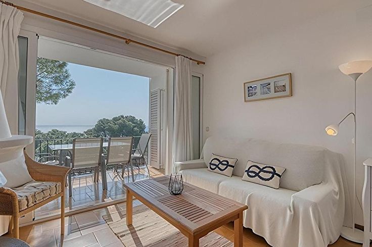 Wohnung 1 Schlafzimmer mit Meerblick, Wifi, Parken und Garten auf Calella de Palafrugell - Vermietung Urlaub - Tourist