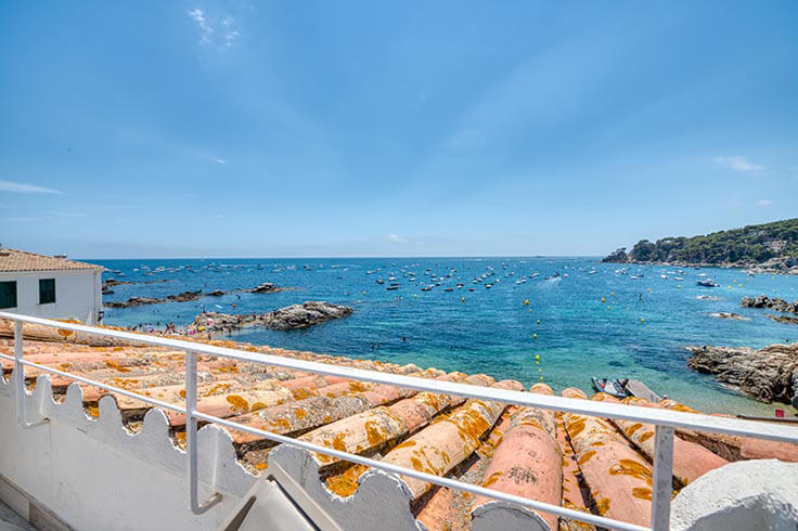Wohnung 1 Schlafzimmer mit Meerblick, Wifi und Parken auf Calella de Palafrugell - Vermietung Urlaub - Tourist